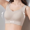 thumbnail image 5 of Bixock Women's Wireless Bras Seamless Solid Color Tank Top Built In Fixe Full Support Breathable Soft Fabric for Daily Activities Bra, 5 of 5