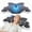 Dark Gray, variant on Butterfly Shaped Ergonomic Cervical Support Pillow, Odor-Free Washable Cooling Pillow for Side Back Stomach Sleepers, Comfort Sleep Gift for Parents Girlfriends