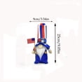 thumbnail image 2 of Nkmbld 4th of July Patriotic Gnomes Decorations Handmade Plush Gnomes Table Decorations Farmhouse Tiered Tray Decorations for Kitchen Desk Table Shelf Decor, 2 of 8
