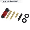 thumbnail image 5 of Unique Bargains 1 Set Universal Car Signal Antenna 4.72" Bling Rhinestone Polished Finish Antenna for Decoration Aluminum Alloy Material Red 1.50", 5 of 6