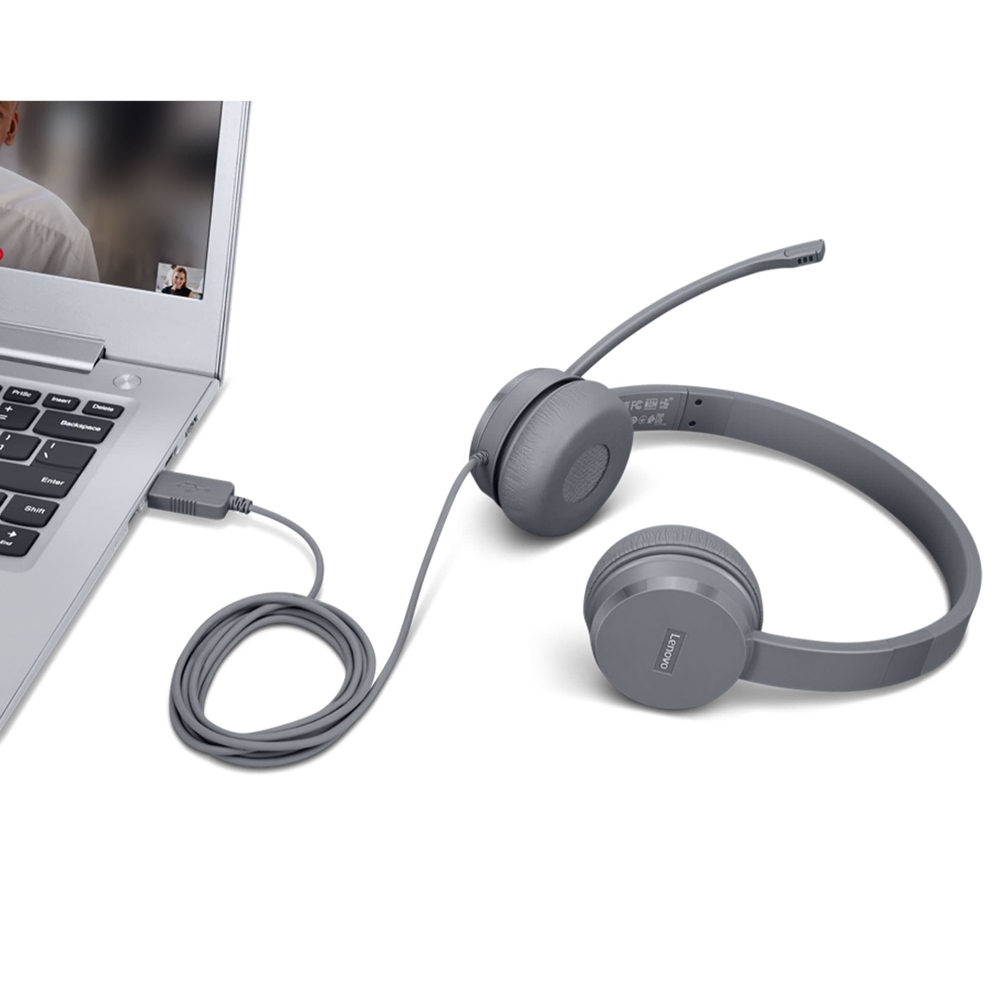 Lenovo Select USB Wired Stereo Headset - image 5 of 5