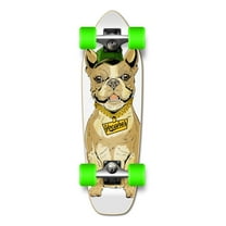 Yocaher Complete Mini Cruiser Graphic Longborad skateboard 27“ x 8" - Cool Pup French Bulldog