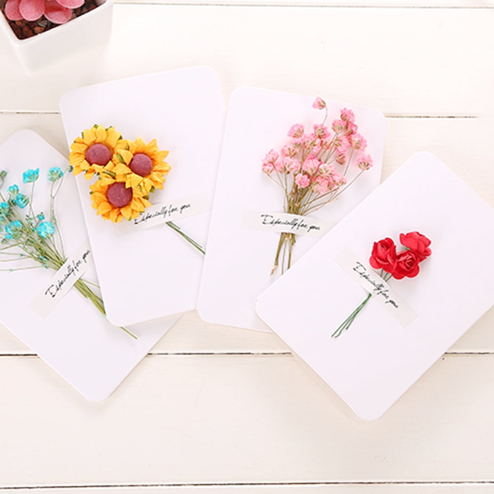 Dried Flower Greeting Card – Give Chances