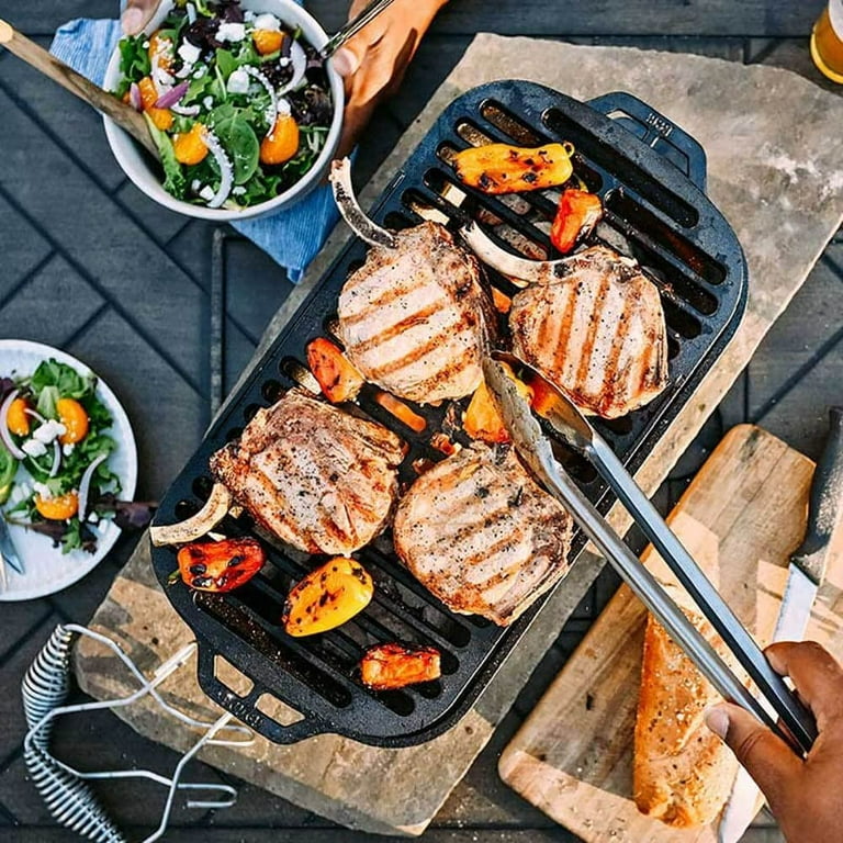Lodge Pro-Grid Griddle Review - How to Grill Inside