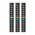 thumbnail image 1 of BELOVING 3 Pieces Aquarium Thermometer Strips Compact Professional Temperature Decals, 1 of 10