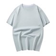 thumbnail image 4 of pstuiky Camisas de manga corta para hombre, Camiseta de verano fina, transpirable y holgada de media manga para hombre camisetas de hombre l, 4 of 7