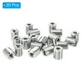 thumbnail image 3 of Unique Bargains Adaptateurs de Filetage Manchon Réducteur Écrou 20 Pcs M10x1.5 Mâle à M5x0.8 Femelle Réparation Insert Écrou 12mm, 3 of 7