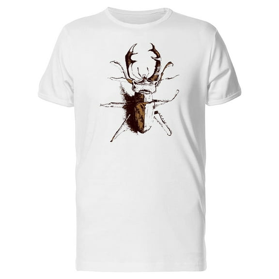 Hand Drawing Of A Beetle Tee Men's -Image by Shutterstock