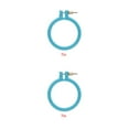 thumbnail image 4 of ZheElen Plastic Cross Stitch Machine Embroidery Hoops Ring Sewing Needle craft Tools Random Color 7 Inches 2Set, 4 of 5