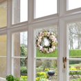 thumbnail image 3 of Spring Leaf Wreath Plastic Artificial Plant Home Decoration Wreath Front Door, 3 of 9