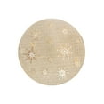 thumbnail image 1 of Set De Table Rond En Pvc Découpé Motif Flocon De Neige (Doré) - Lot De 12, 1 of 4