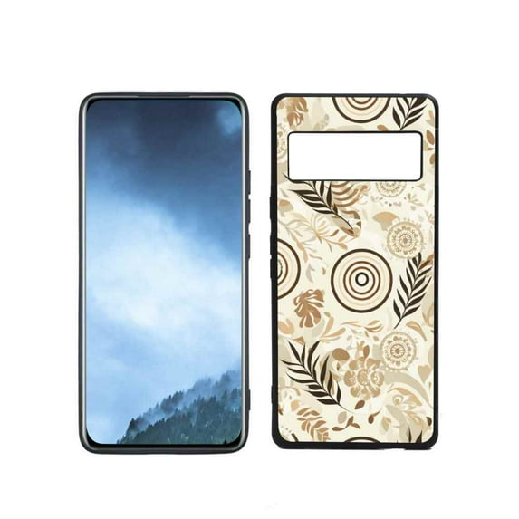 Abstract-boho-9 Phone Case, Degined for Google Pixel 6 Pro(2021) Case Men Women, Flexible Silicone Shockproof Case for Google Pixel 6 Pro(2021)