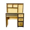 thumbnail image 2 of Muebles para casa de muñecas, mesa en miniatura, modelo DIY, simulación de casa de muñecas de madera, mesa de ordenador para casa de muñecas a escala perfke Escritorio en miniatura, 2 of 9