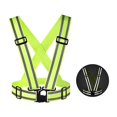 thumbnail image 2 of gilet De Scurit Rflchissant (1 Pice), Gilet De Haute Visibilit Rglable Et Brassard Pour La Course De Nuit, Le Cyclisme, La Marche, Le Jogging Et L, 2 of 5