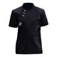 thumbnail image 1 of Minnieouse Chaqueta de chef Ropa de cocina de manga corta Chaqueta de chef simple para restaurante Blanco XL Abrigos y chamarras Negro METRO, 1 of 1