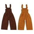 thumbnail image 6 of Peyan 1-6T Kids Girl’s Chiffon Summer Suspender Jumpsuit Sleeveless Polka Dot Long Pants Overalls, 6 of 6