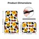 thumbnail image 5 of Fotbe Sunflower Cow Juego de 4 Tapetes para Auto con Estampado – Alfombrillas de Goma Reforzada, Diseño Antideslizante, Protección para Todo el Año – Vehículos, Autos, Camionetas y SUVs, 5 of 7