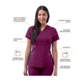thumbnail image 3 of Adar Pro Blouses Médicales pour Femmes - Blouse Médicale Peplum Ajustée, 3 of 7