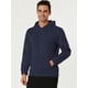 thumbnail image 3 of Sudadera con capucha con forro de felpa para hombre Sudaderas con capucha de manga larga sólida con bolsillo Armada S, 3 of 6