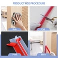 thumbnail image 6 of Gaaing T-Shaped Peel and Stick Shower Door Draft Stopper, Silicone Weather Stripping, Double Sided Self-Adhesive Seal Strip for Gaps (Clear, 10ft x 1.97in), 6 of 8