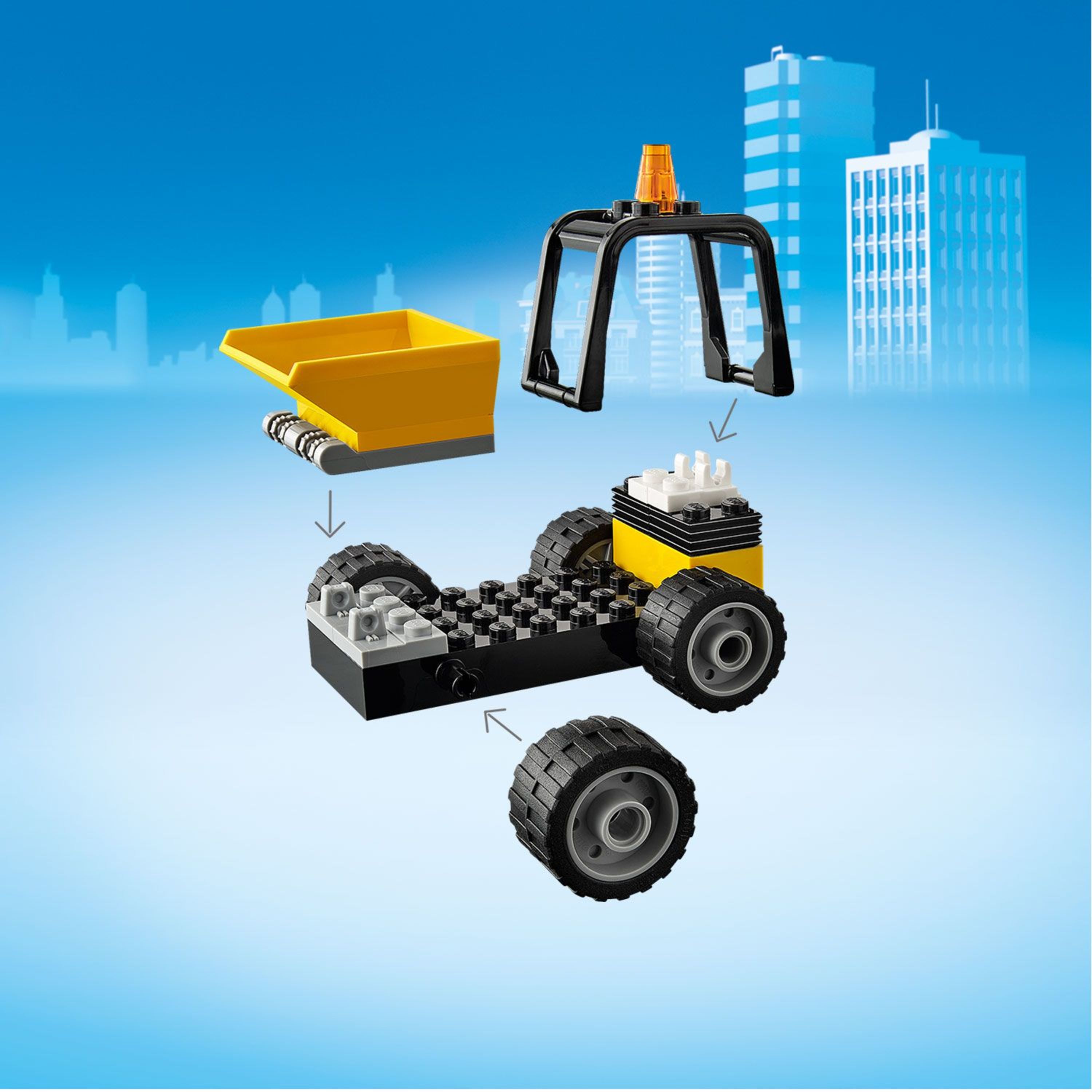 LEGO City Roadwork Truck 60284 Building Toy; Cool Roadworks Construction Set for Kids (58 Pieces) - image 4 of 7