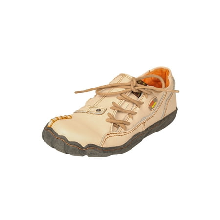 

TMA EYES Five Finger Sole Side Lace-up Leather Women Casual Shoes