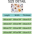 thumbnail image 3 of GZHJMY Soft Foam Nursery Area Rugs Cute Animals Fox Bear Rabbit Deer Hedgehog Non Slip Play Mats for Kids Boys Girls Playing Room Living Room60x39 inch Carpet Runner, 3 of 6