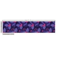 thumbnail image 3 of Ambesonne Natural Fabric by the Yard Upholstery, Butterflies with Plants, 3 Yards, Indigo Hot Pink and Violet, 3 of 5