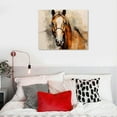 thumbnail image 4 of COMIO  Abstract Wall Art, Horse Canvas Pictures, Watercolor Painting Prints, Modern Abstract Animal, Vintage Canvas Artwork, Rustic Contemporary Wall Art, 4 of 4
