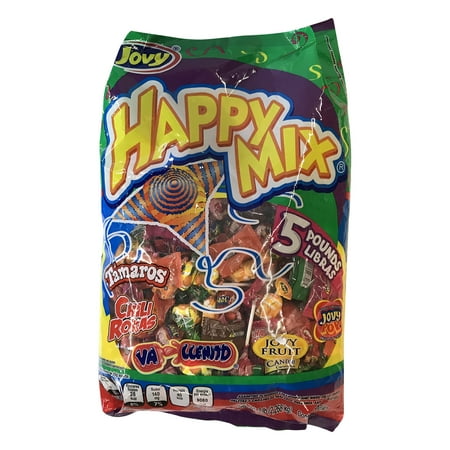New 300783 Jovy Candy Happy Mix 5 Lbs (5-Pack) Candy And Cookies And Bars Cheap Wholesale Discount Bulk Food And Beverages Candy And Cookies And Bars Juice