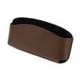 thumbnail image 1 of Estuche para Gafas de Sol de Coche Unique Bargains Soporte Universal para Gafas de Sol Cuero Sintético Suave Respaldo Adhesivo Marrón 18.8x3cm 1 Pcs, 1 of 7