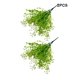 thumbnail image 5 of Ounissouiy 2X flores artificiales plantas de imitación decoración de jardín hogar jardines porches ventanas al aire libre flores falsas racimos Decoración Blanco verde Ounissouiy HA084370-02, 5 of 6