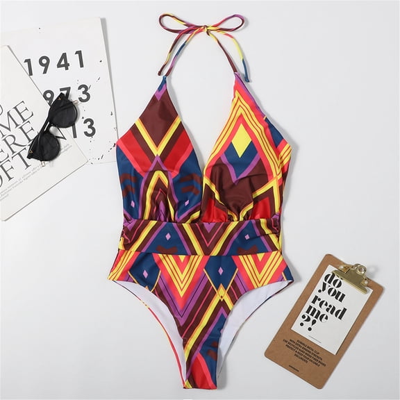 Aayomet Bathing Suit Swimsuit Swimsuit Female Bikini Summer Concise Swimwears Tankinis Set, M