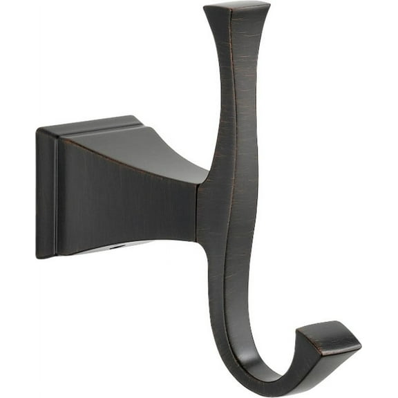 Delta Dryden Double Robe Hook, Venetian Bronze