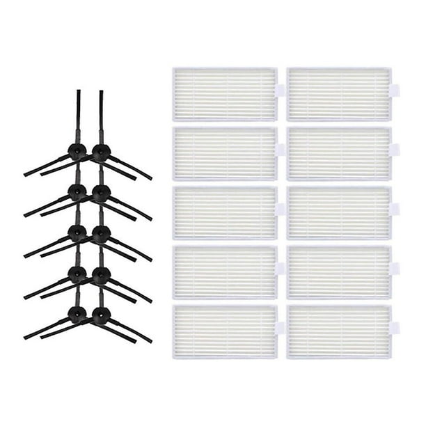 Reemplazo de robots de barrido Kits de filtros de cepillo lateral para Ilife V5 V5s V3 V3s V5pro V50 V55 X5 Pro