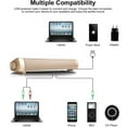 thumbnail image 4 of Altavoces para computadora, barra de sonido para computadora, mini altavoz de barra de sonido con alimentación USB estéreo para PC, tabletas, escritorio, teléfono móvil, computadora portátil Adepaton 2034794-2, 4 of 9