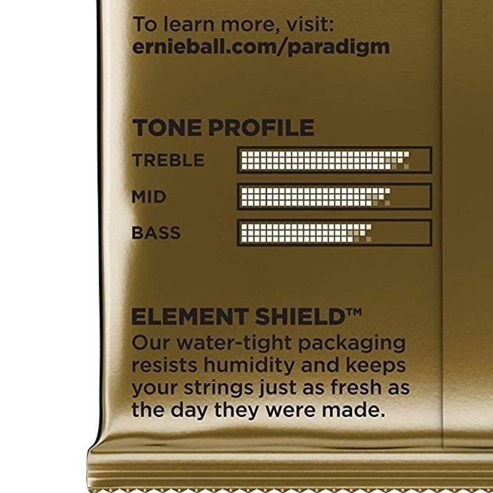 Ernie Ball Acoustic Guitar Strings 2088 Paradigm 80/20 Bronze Light 11-52 3pk