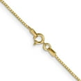 thumbnail image 4 of Finest Gold 14K 0.9 mm Box with Spring Ring Clasp Chain, 4 of 11