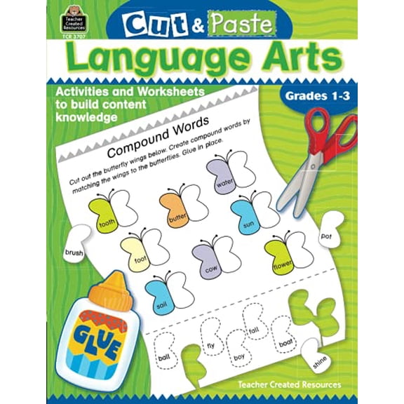 Pre-Owned Cut and Paste: Language Arts (Paperback) 0743937074 9780743937078