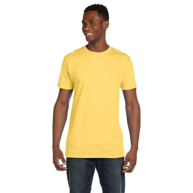 Hanes 4980 Nano Cotton T-Shirt - Gold - X-Large