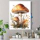 thumbnail image 4 of Qisvanset Framed Canvas Wall Art, 12x16 Inch Boho Mushroom Woodland Kids Nursery Art, 4 of 5