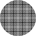 thumbnail image 1 of Ahgly Company Indoor Round Patterned Light Gray Novelty Area Rugs, 7' Round, 1 of 6