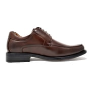 Bruno Marc Mens Oxfords Shoes Classic Square Toe Leather Shoes For Men Lace up Dress Shoes GOLDMAN-01 DARK/BROWN Size 11