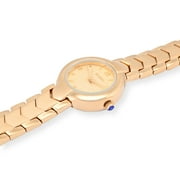 Elgin Adult Female Casual Analog Watch in Gold and Sold Link Bracelet (EG386)