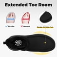 thumbnail image 2 of FitVille Extra Wide Men Winter Slippers Slip-on Diabetic Shoes for Men Non Slip House Slipper, 2 of 6