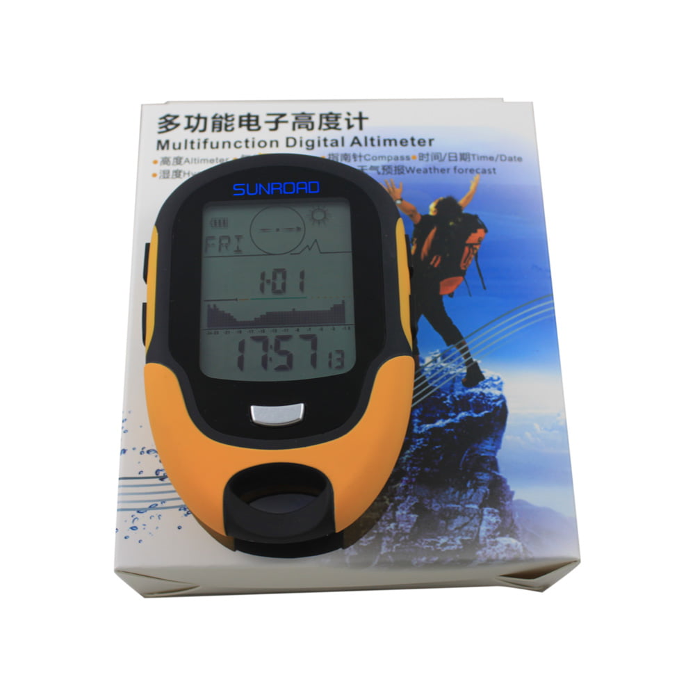 Digital Compass Altimeter Barometer Thermometer Weather Forecast Multifunction 