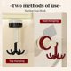 thumbnail image 2 of Kitchen Hook Rotating 360 Degrees Rotatable Self Adhesive Hanger Holder Wall Hooks, 2 of 5
