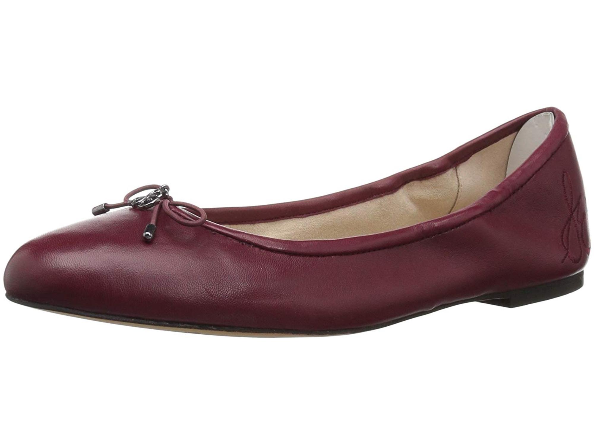 sam edelman red ballet flats