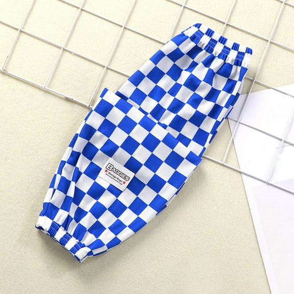 uublik Girls Leggings 1-15 Years Stretch High Waist Kids Dance Yoga Casual Pants Blue