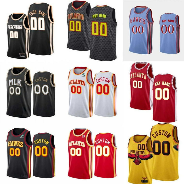 Nba_ 75th Custom Jersey Atlanta''Hawks''Men Women Youth 22 Cam Reddish 6 Lou Williams 0 Delon Wright 13 Bogdan Bogdanovic Basketball Jerseys''nba